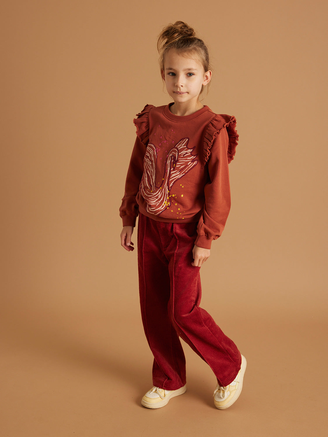 Soft Gallery Kids Sweatshirt Milas Brown in Brown 1691076145-6801745888-2.jpg | NICKIS.com