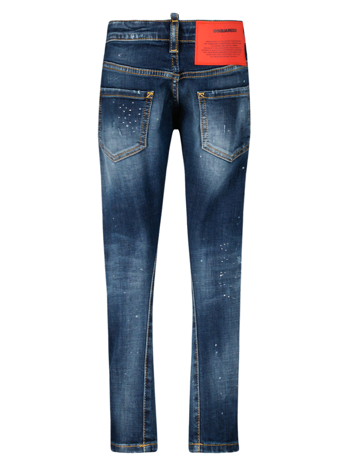 DSQUARED2 Kids jeans Twist Jean Blue in Blue 1691165364-6706876373-4.jpg | NICKIS.com