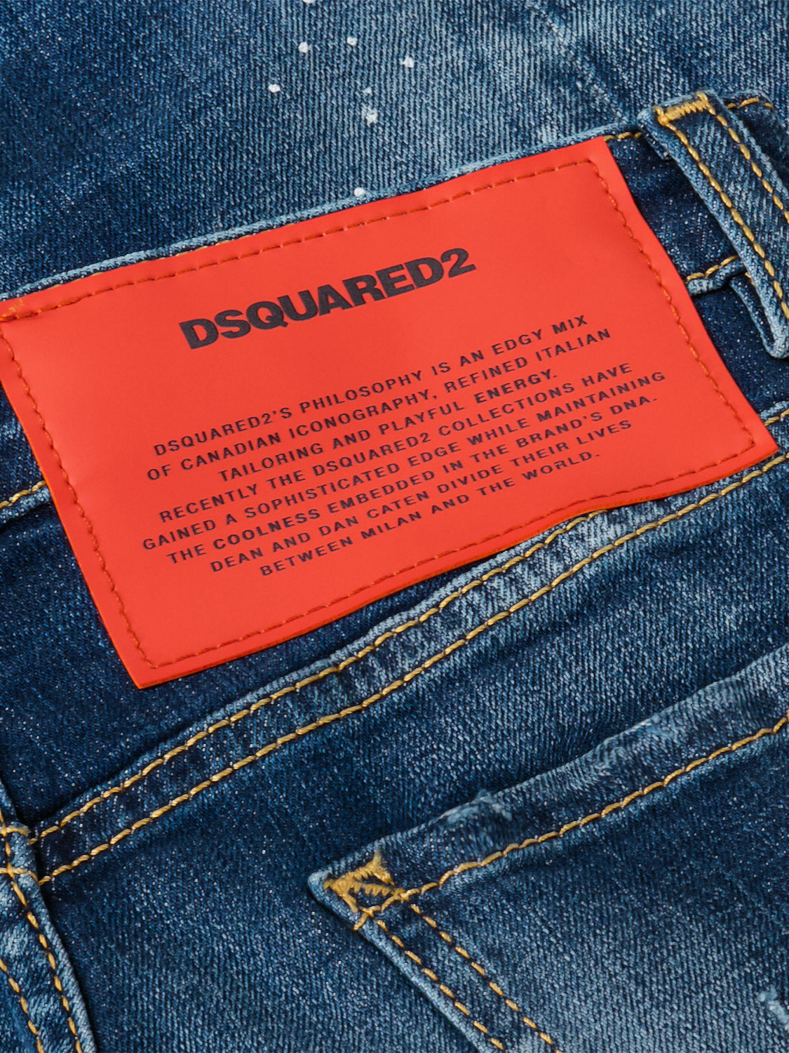 DSQUARED2 Kids jeans Twist Jean Blue in Blue 1691165365-6706876373-6.jpg | NICKIS.com