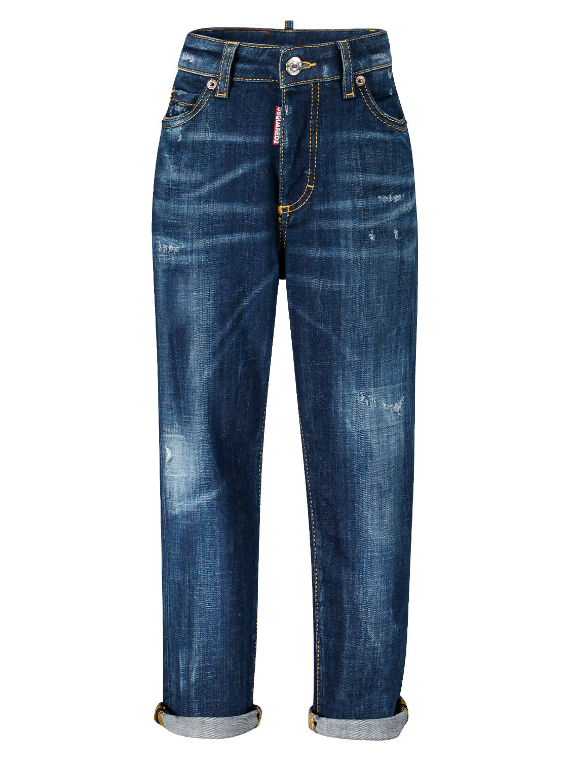 DSQUARED2 Kids jeans Boston Jean Blue in Blue 1691165654-6602601481-5.jpg | NICKIS.com