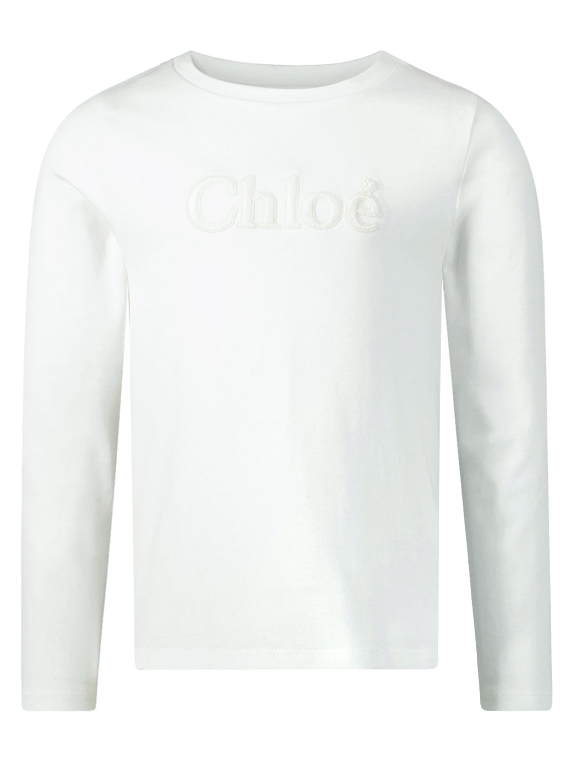 Chloé Kids long-sleeve White in White 1691414843-6809876434-1.jpg | NICKIS.com