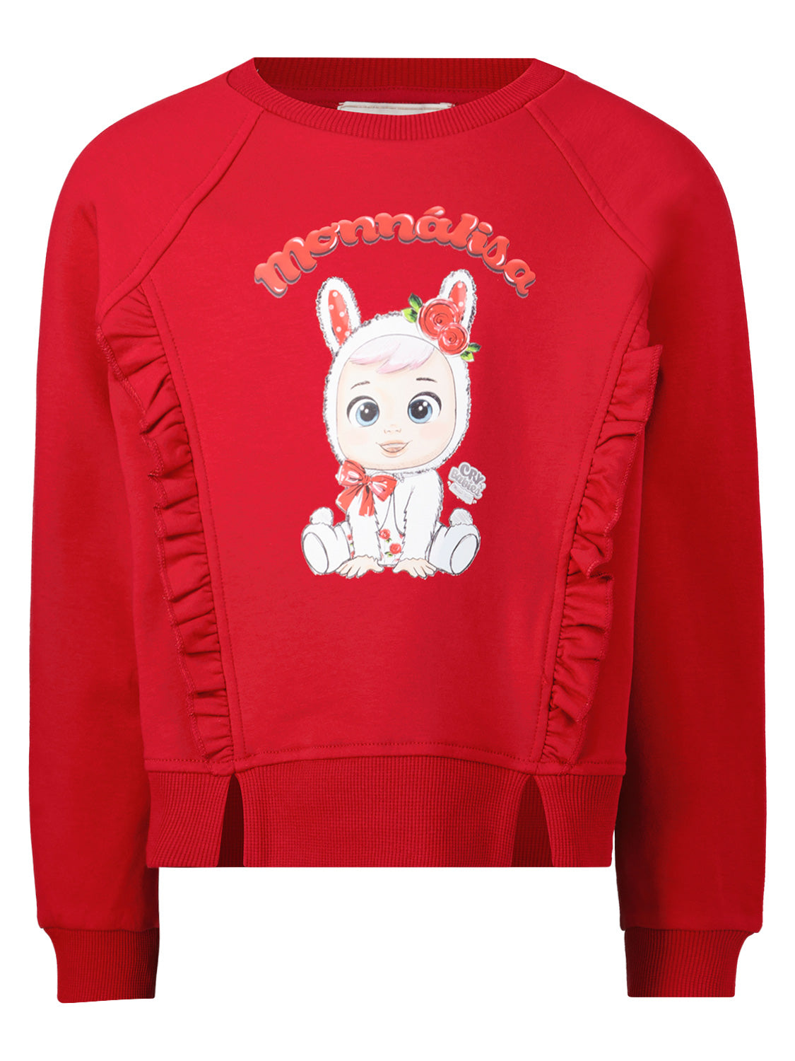 Monnalisa Kids Sweatshirt Red in Red 1692178297-6809086112-1.jpg | NICKIS.com