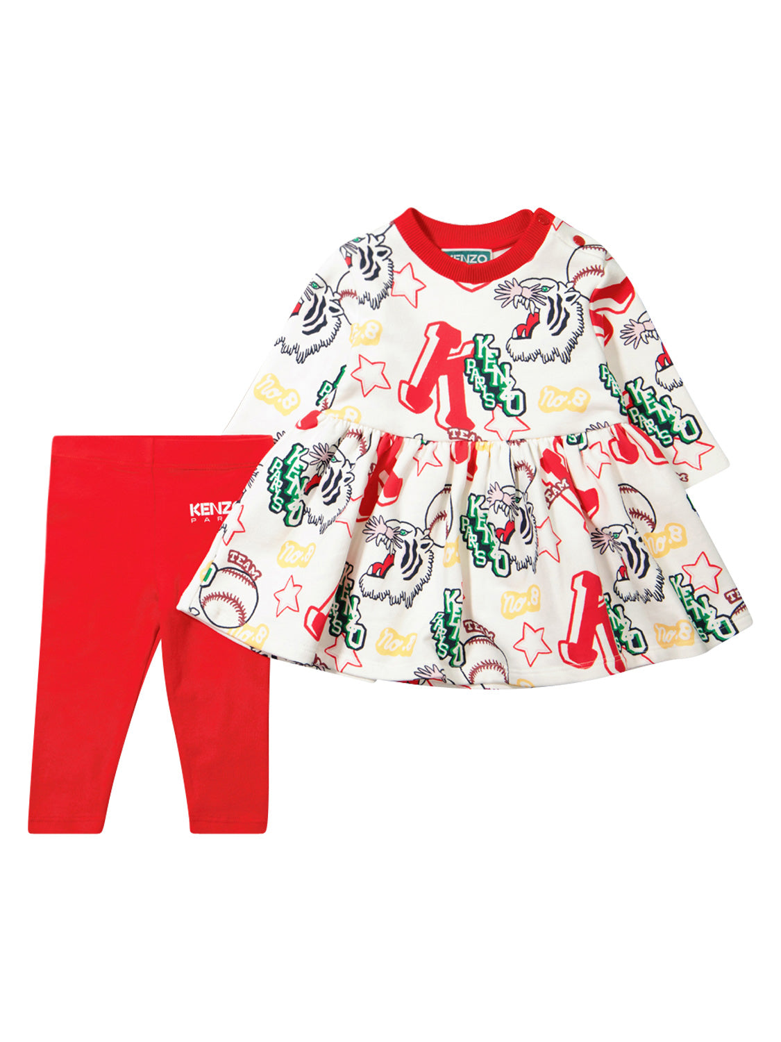 Kenzo Kids Kids clothing set Red in Red 1692196860-6808392859-1.jpg | NICKIS.com