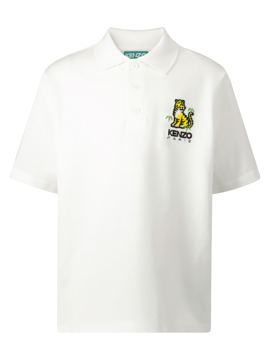 Kenzo Kids Kids Polo Shirt White in White 1692282466-6809349052-1.jpg | NICKIS.com