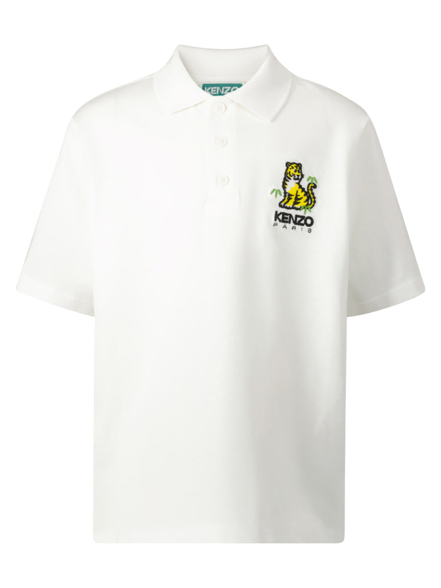 Kenzo Kids Polo Shirt White boys