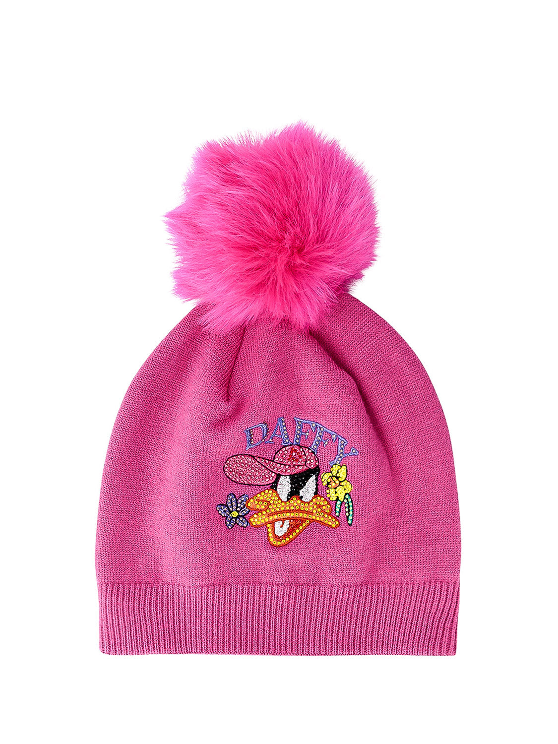 Monnalisa Kids beanie Fuchsia in Fuchsia 1692709762-6809664408-1.jpg | NICKIS.com