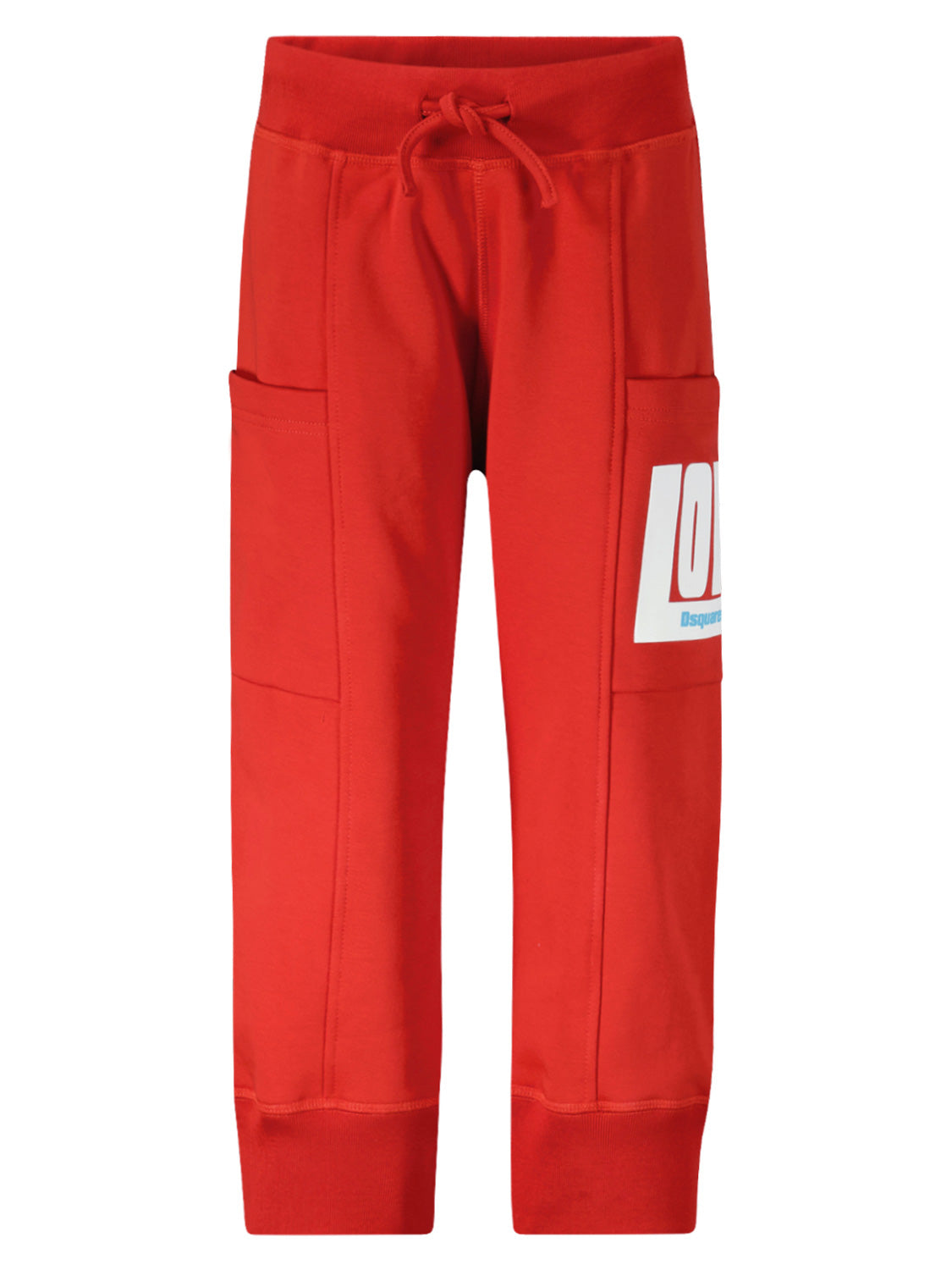 DSQUARED2 Kids sweatpants Red in Red 1692881921-6801165825-1.jpg | NICKIS.com