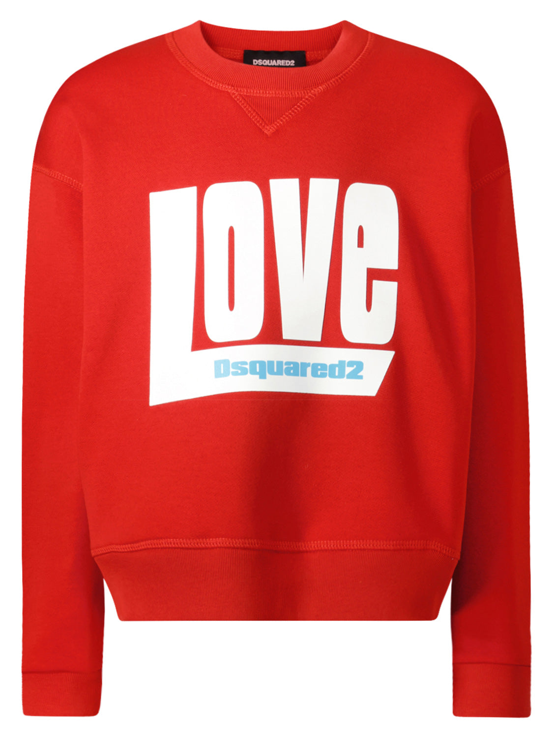 DSQUARED2 Kids Sweatshirt Boxy Red in Red 1692971278-6808416212-1.jpg | NICKIS.com