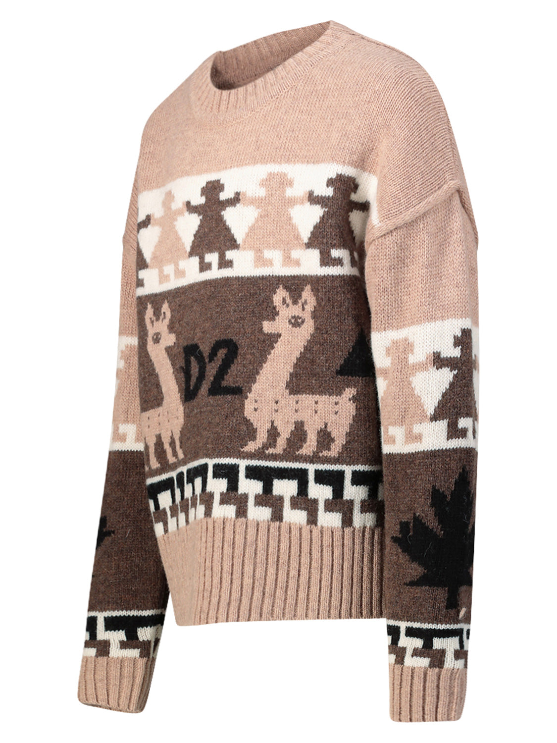 DSQUARED2 Kids Sweaters Beige in Beige 1693227993-6806361465-4.jpg | NICKIS.com