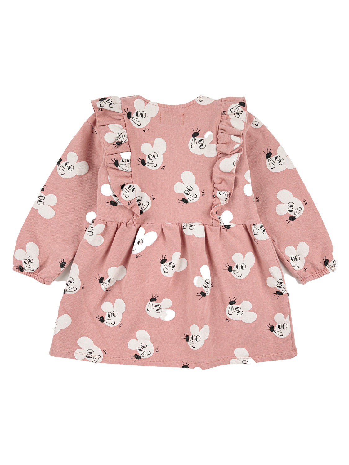 Bobo Choses Kids dress Mouse Apricot in Apricot 1693324208-6804209273-4.jpg | NICKIS.com