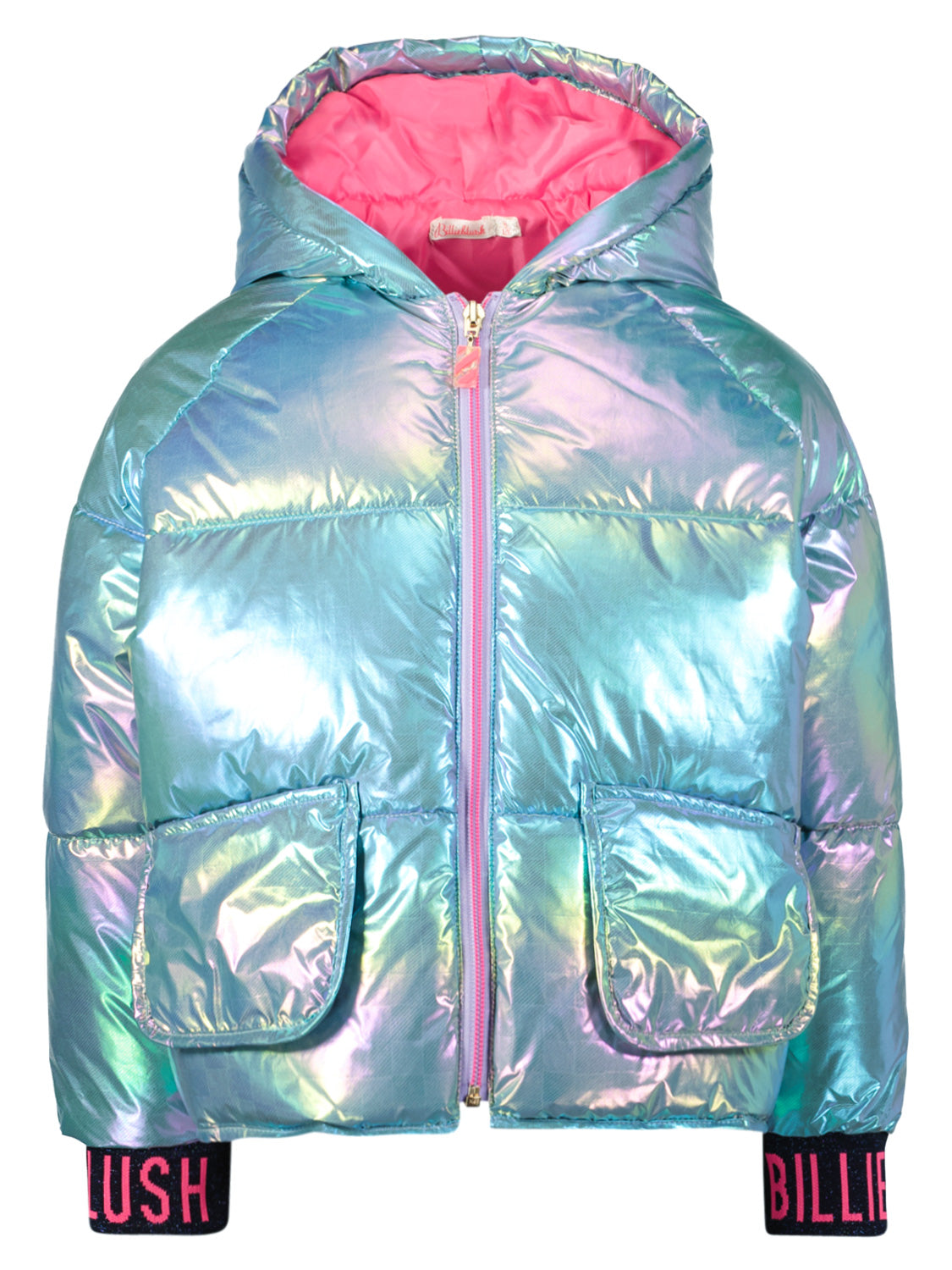 Billieblush Kids winter jacket Metallic in Metallic 1694185351-6802544352-1.jpg | NICKIS.com