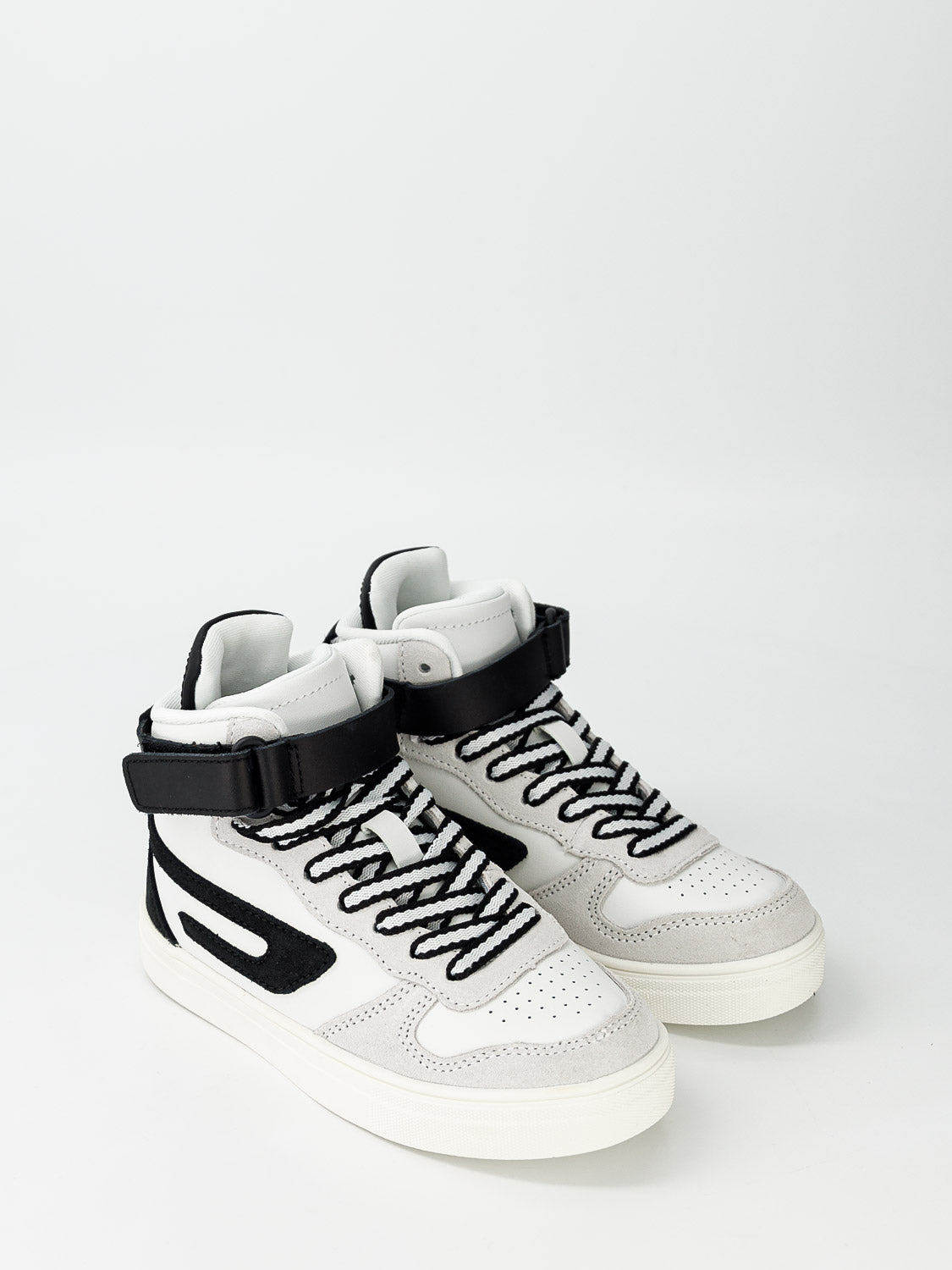 Diesel Kids sneakers Ukiyo Mid Strap White in White 1694593531-6806815339-5.jpg | NICKIS.com