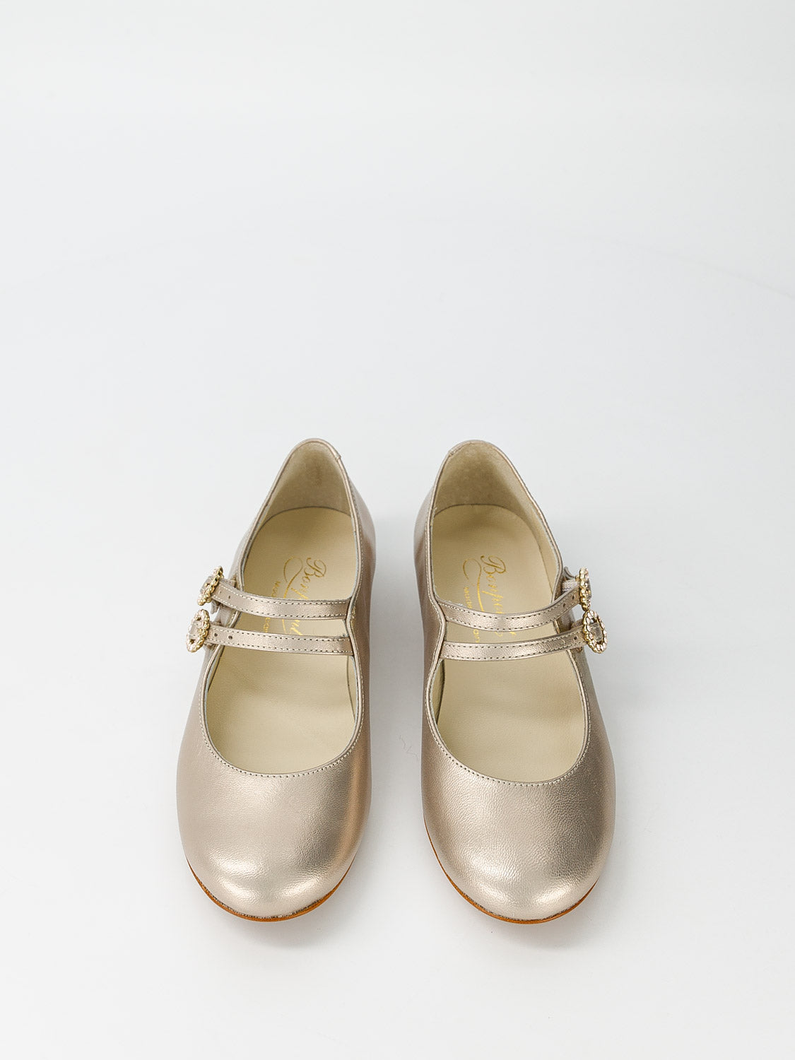 Bonpoint Kids ballerinas Tam Gold in Gold 1694593578-6807664417-4.jpg | NICKIS.com