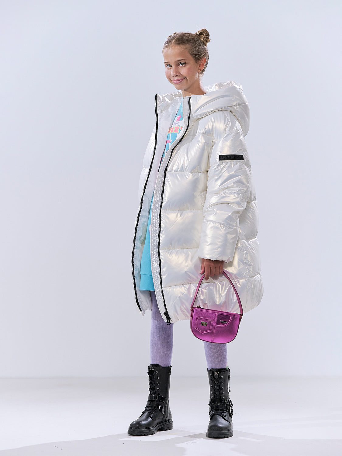 Monnalisa Kids Winter coat White in White 1694783686-6801647962-3.jpg | NICKIS.com