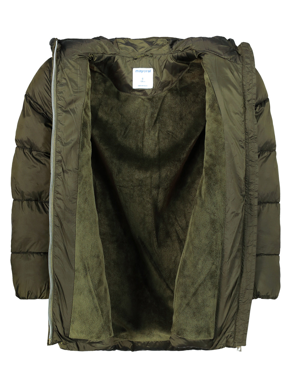 Mayoral Kids Winter coat Olive Green in Olive Green 1695216671-6808287722-6.jpg | NICKIS.com