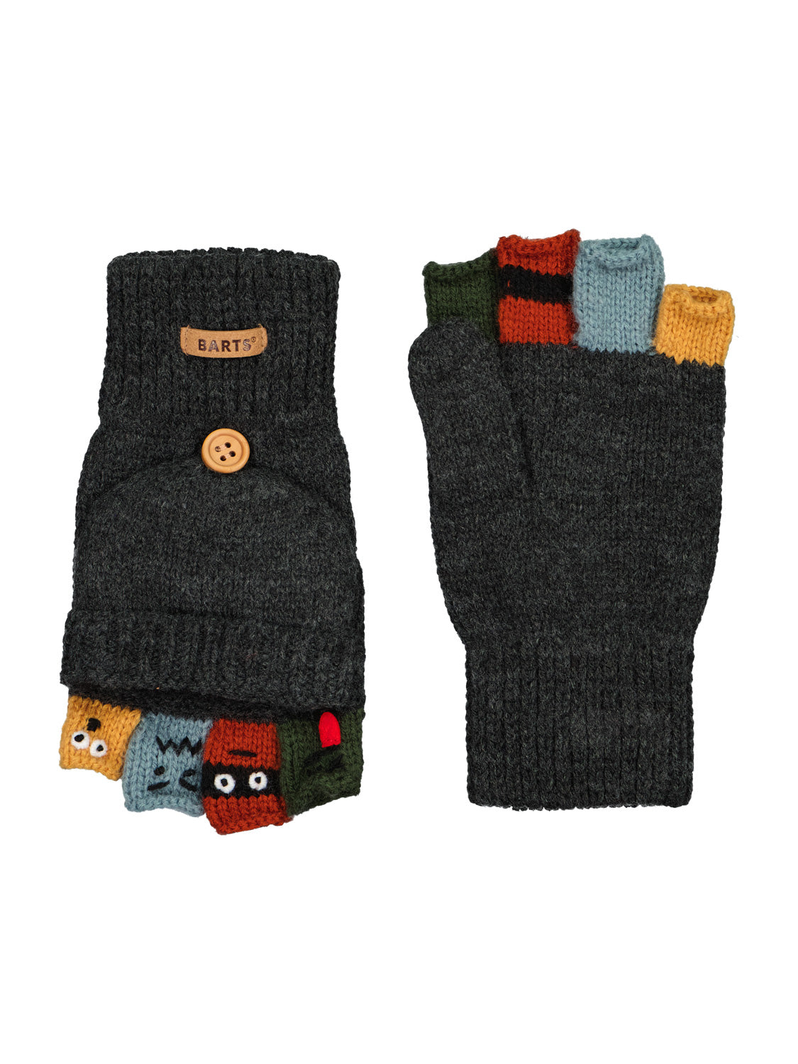 Barts Kids gloves Puppeteer Anthracite Grey in Anthracite Grey 1695308778-6800151939-1.jpg | NICKIS.com