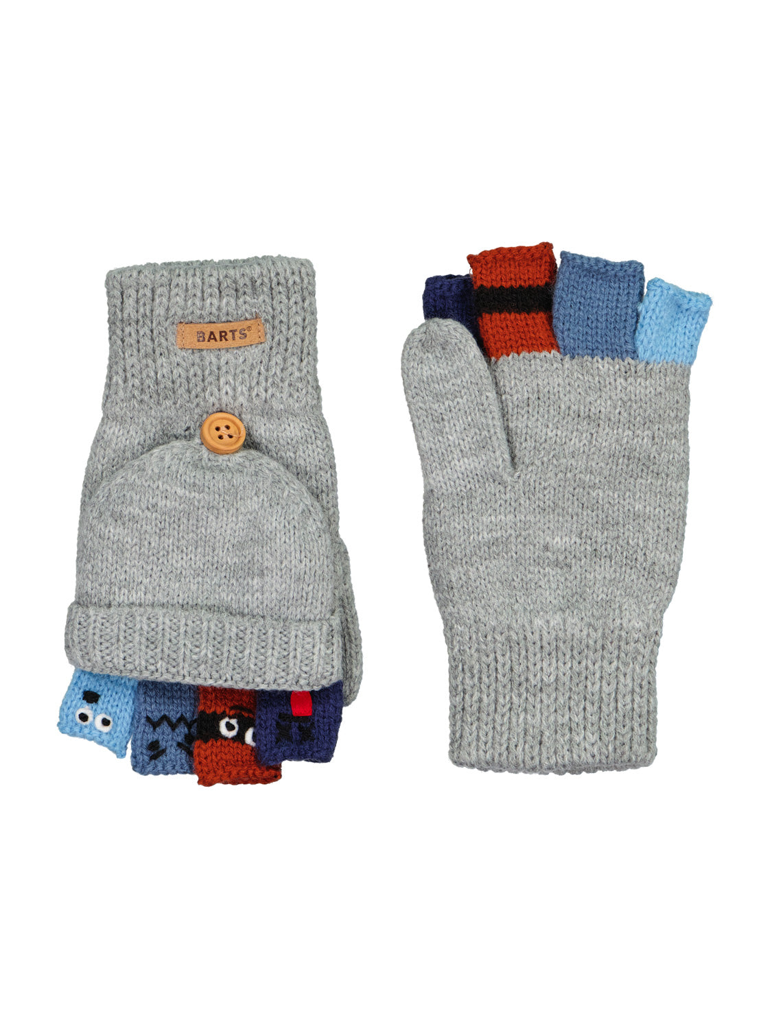 Barts Kids gloves Puppeteer Grey in Grey 1695308804-6802970039-1.jpg | NICKIS.com