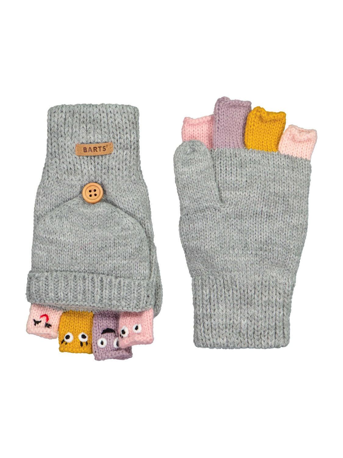 Barts Kids gloves Puppet Grey in Grey 1695308856-6804936968-1.jpg | NICKIS.com