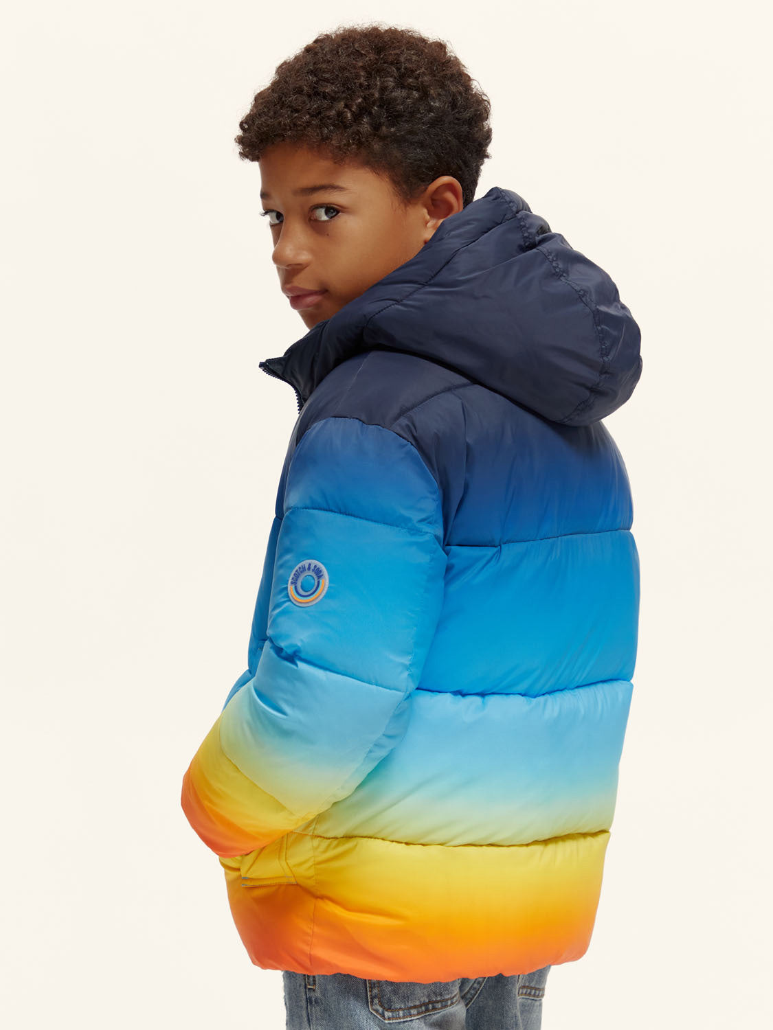 Scotch & Soda Kids winter jacket Blue in Blue 1695396011-6801102475-3.jpg | NICKIS.com