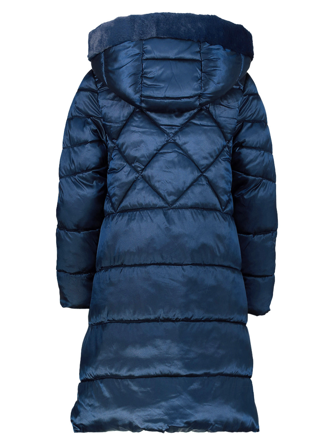 Girls navy blue winter coat deals