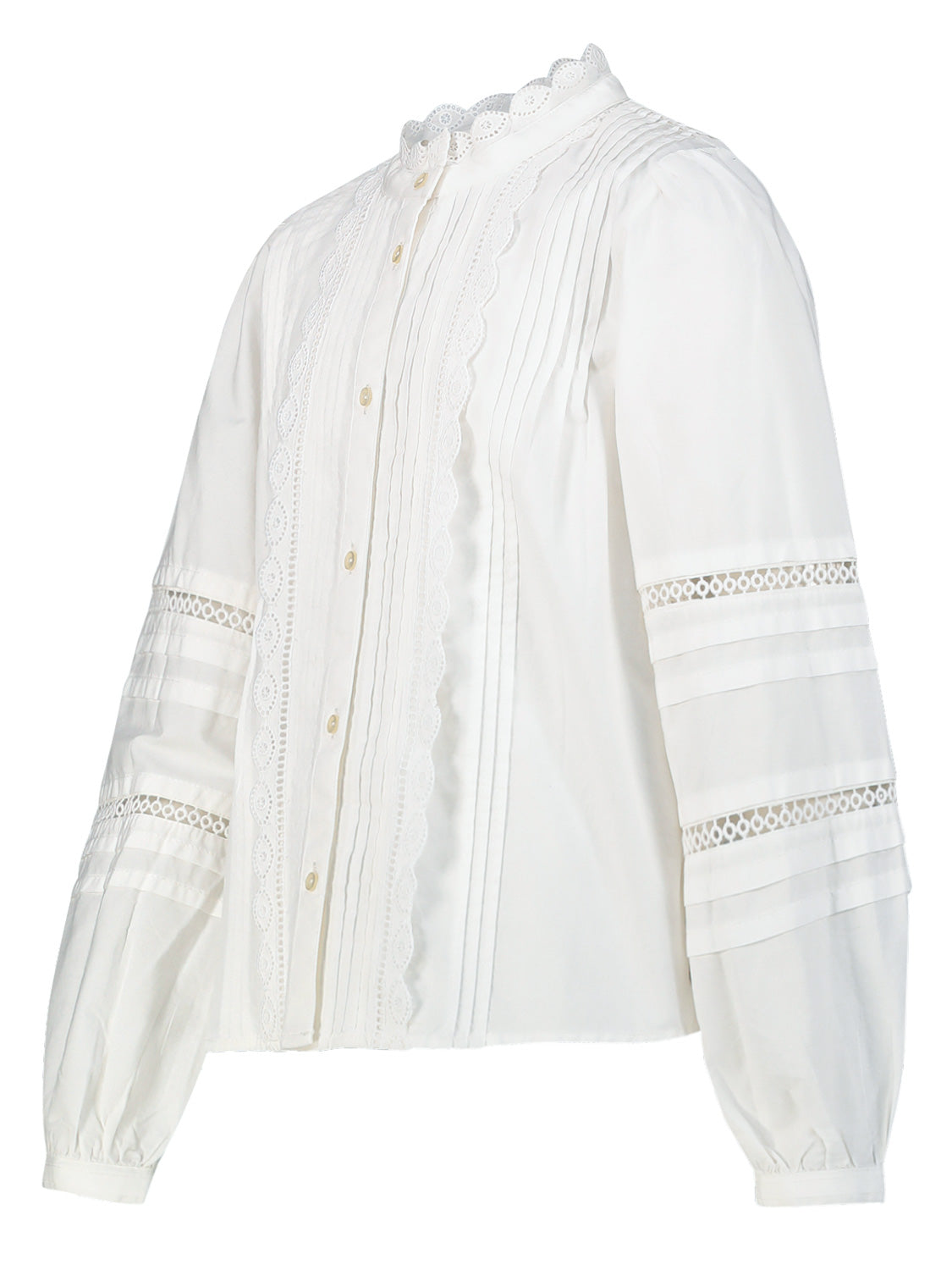 Scotch & Soda Kids blouse White in White 1695911377-6803824901-4.jpg | NICKIS.com