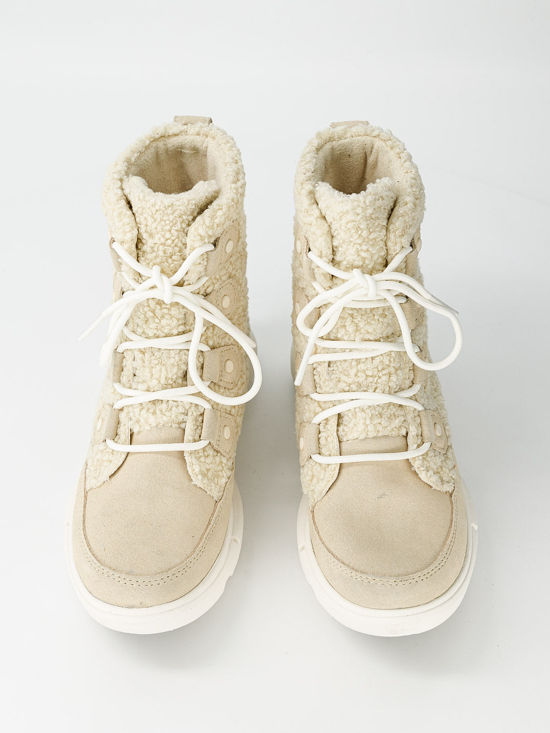 Sorel Kids Boots Explorer Next Joan Cozy Beige in Beige 1695978120-6809714086-4.jpg | NICKIS.com