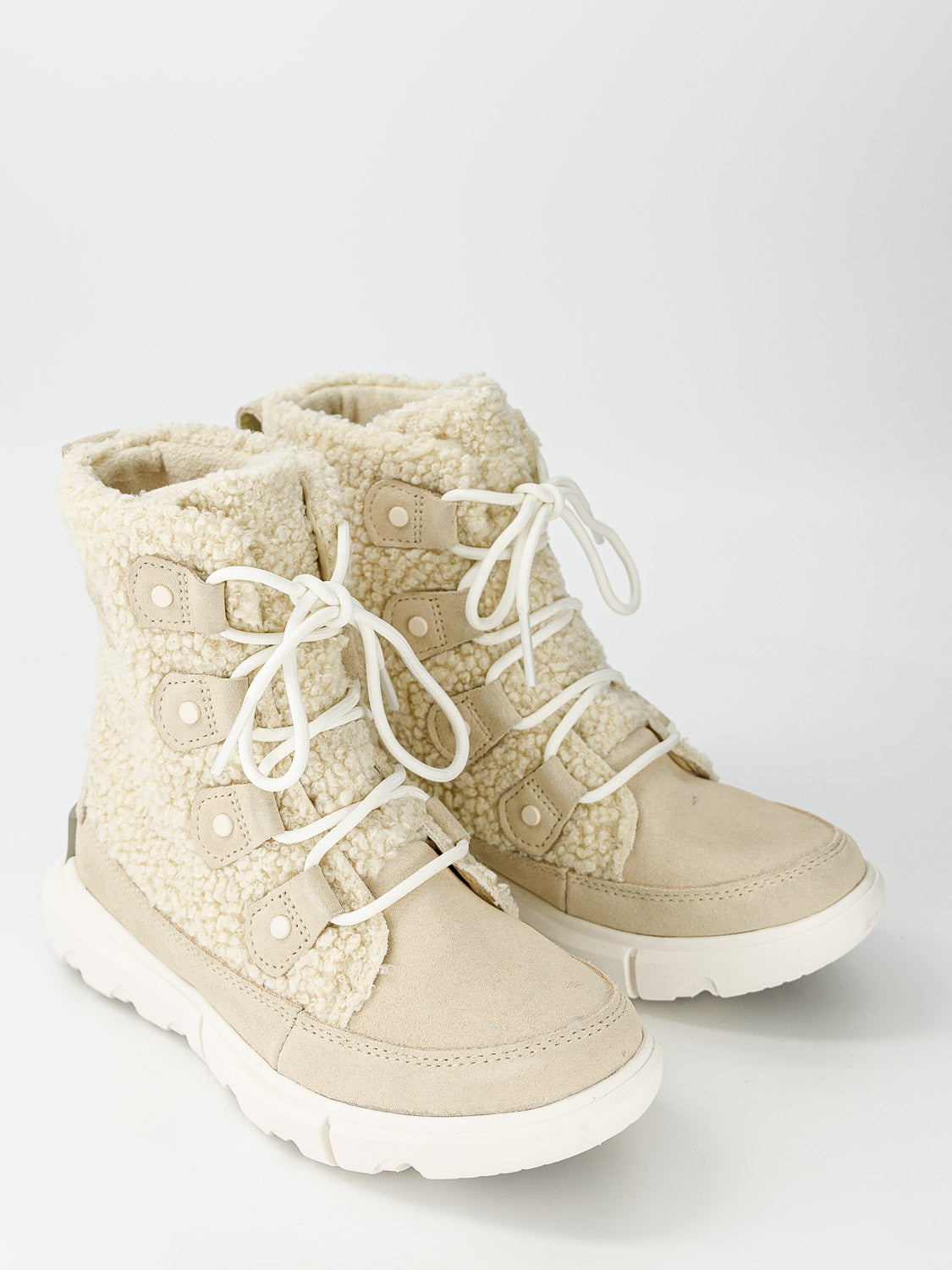 Sorel Kids Boots Explorer Next Joan Cozy Beige in Beige 1695978121-6809714086-5.jpg | NICKIS.com