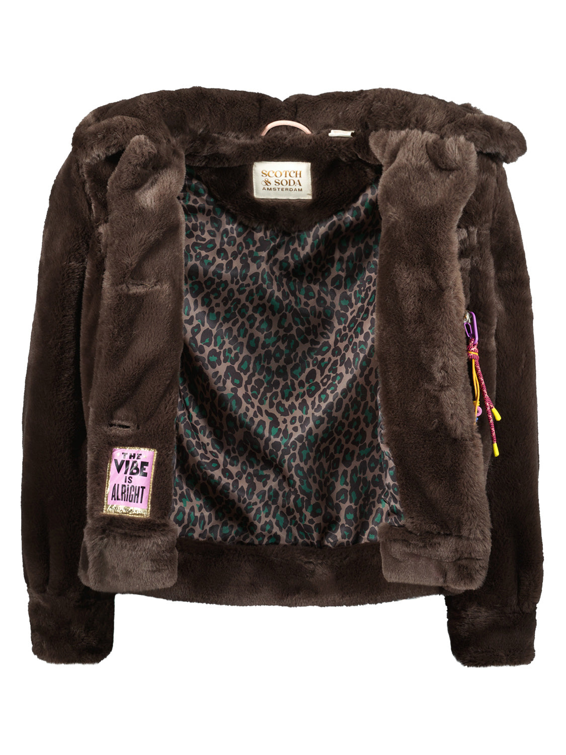 Scotch & Soda Kids jacket Brown in Brown 1696413020-6800439342-5.jpg | NICKIS.com