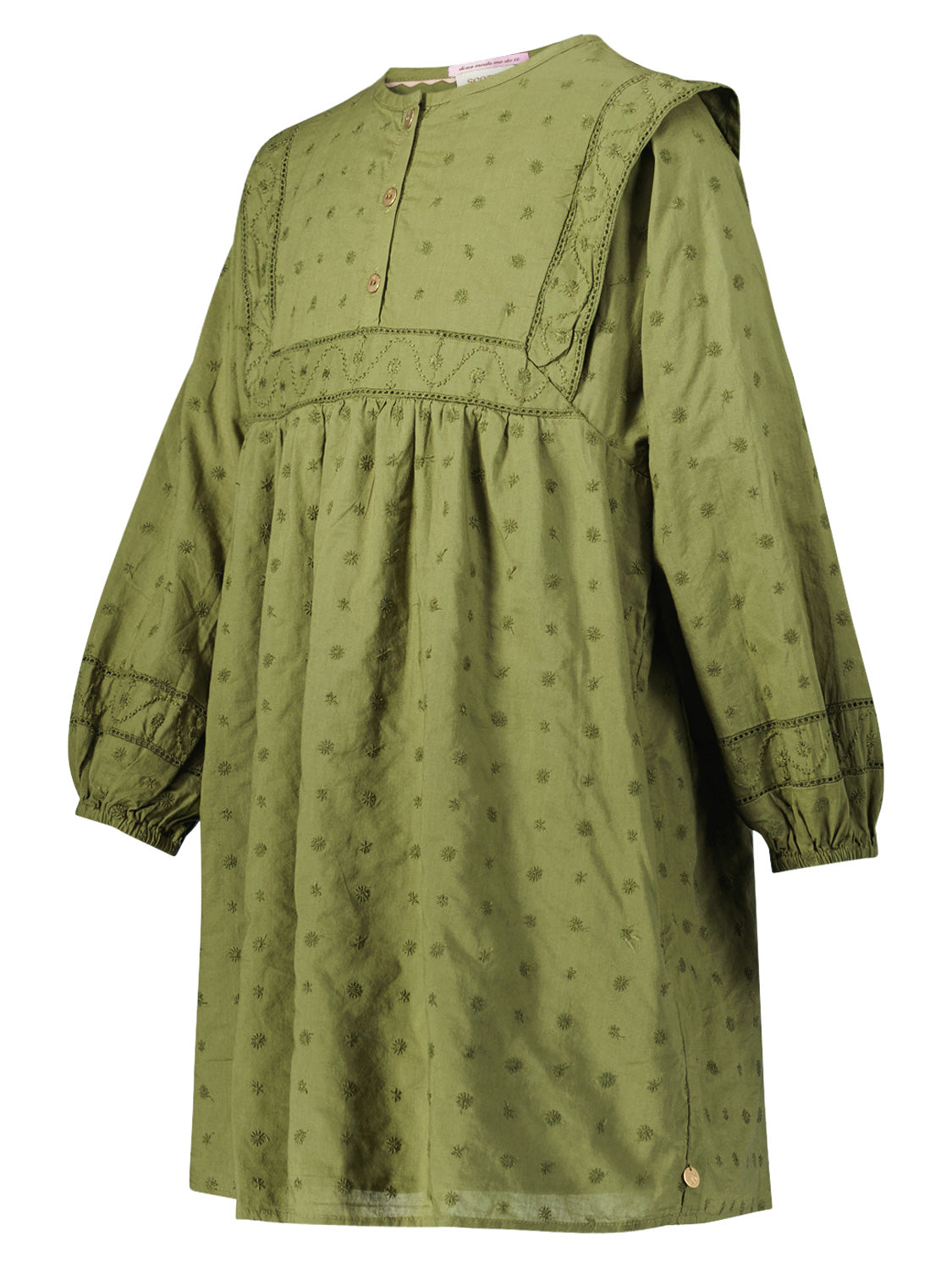 Scotch & Soda Kids dress Olive Green in Olive Green 1696413082-6808983317-5.jpg | NICKIS.com