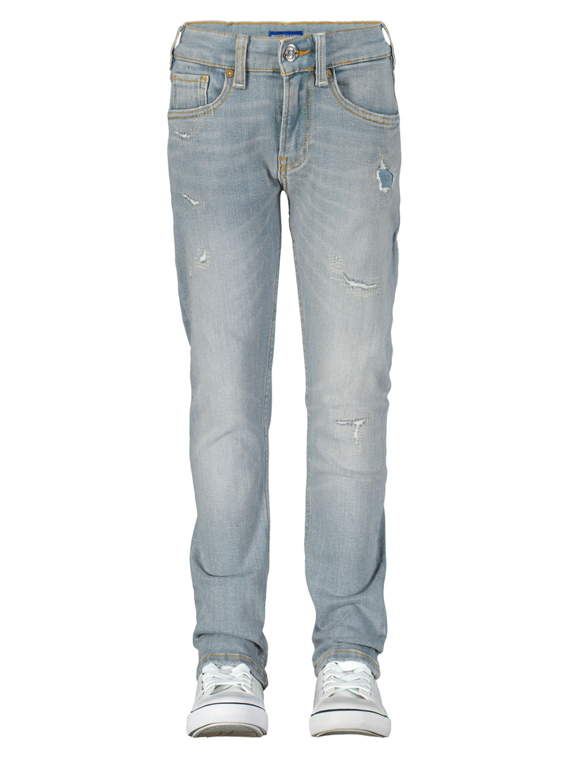 Scotch & Soda Kids jeans The Drop tapered Grey in Grey 1696496828-6801168135-4.jpg | NICKIS.com