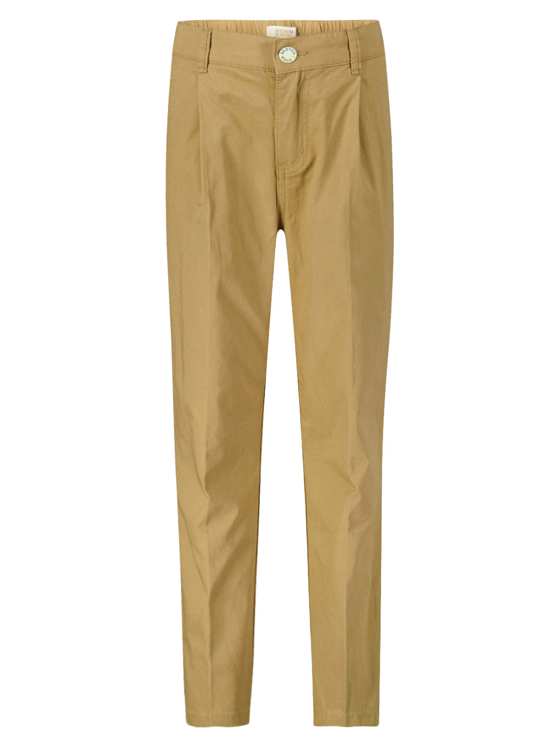 Scotch & Soda Kids Chinos Peached loose tapered chino Beige in Beige 1696496867-6806312515-1.jpg | NICKIS.com