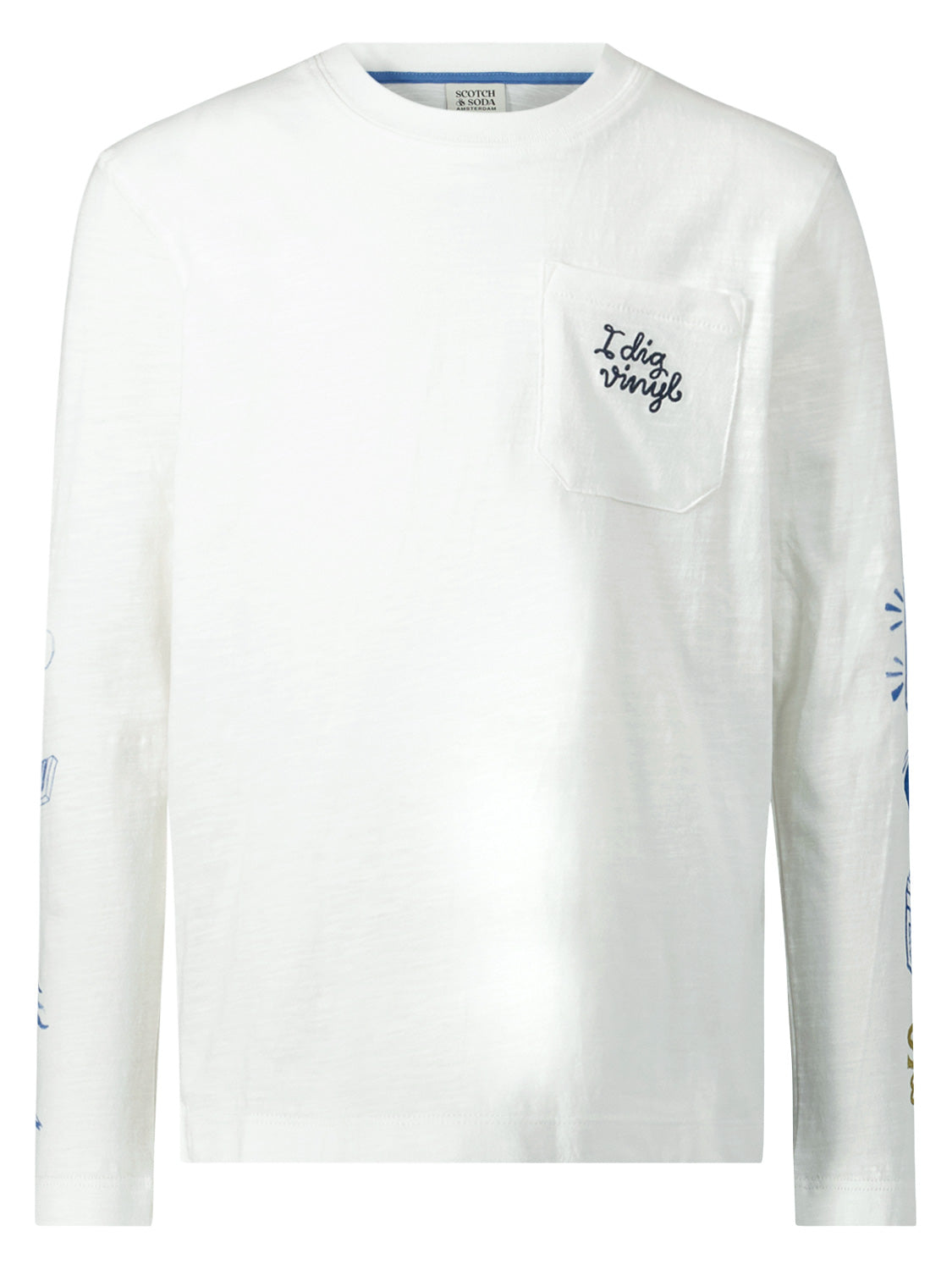 Scotch & Soda Kids long-sleeve White in White 1696584991-6807064965-1.jpg | NICKIS.com