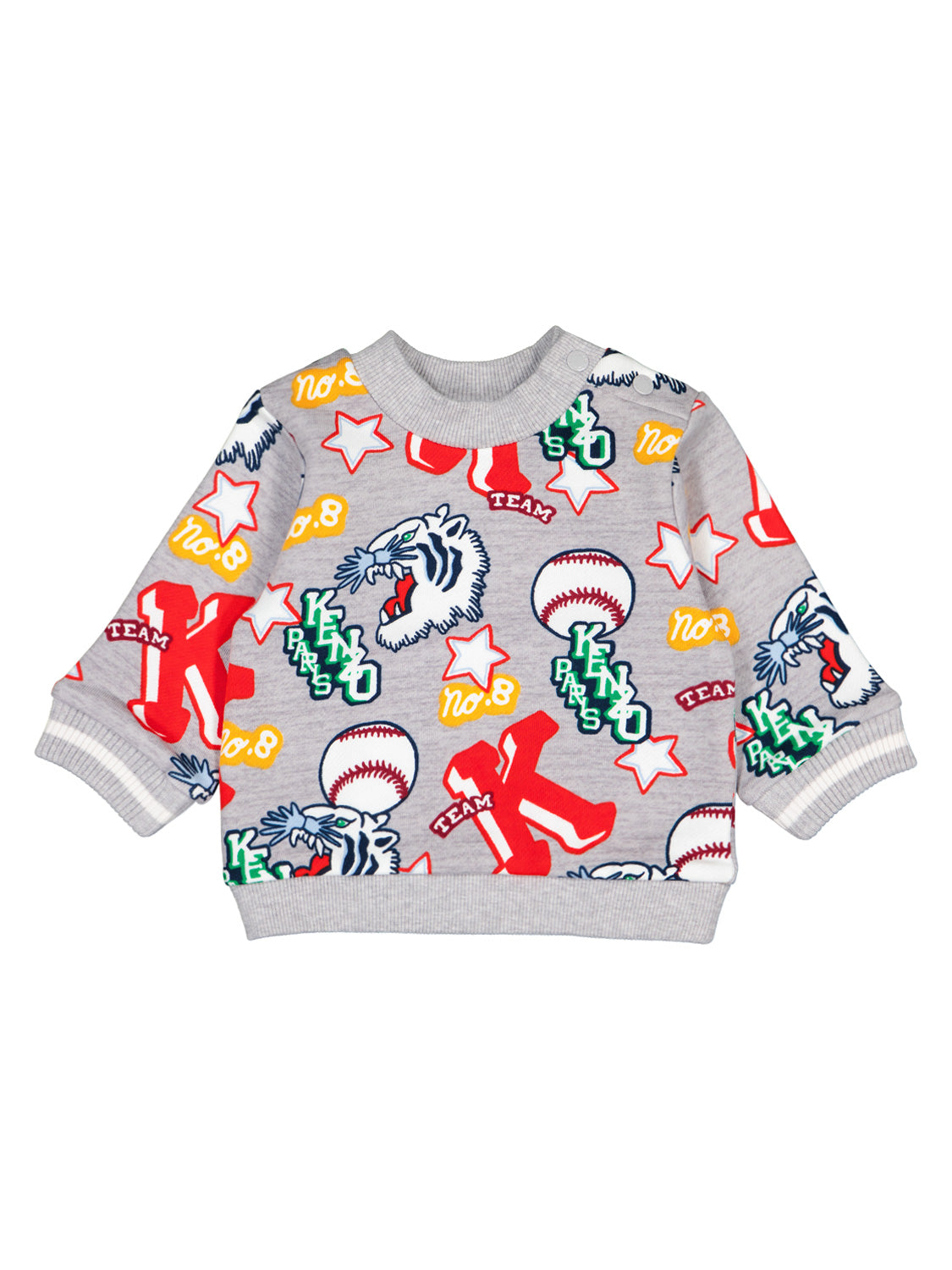 Kenzo Kids Kids Sweatshirt Grey in Grey 1696860897-6803698982-1.jpg | NICKIS.com