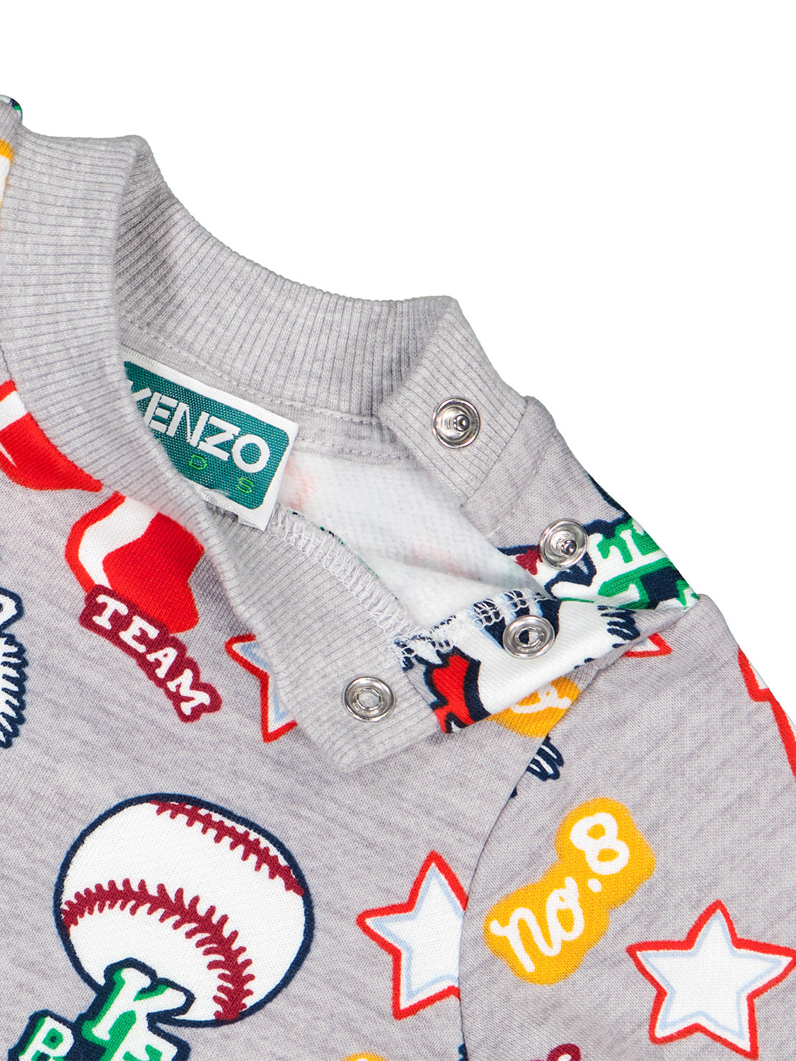 Kenzo Kids Kids Sweatshirt Grey in Grey 1696860899-6803698982-5.jpg | NICKIS.com