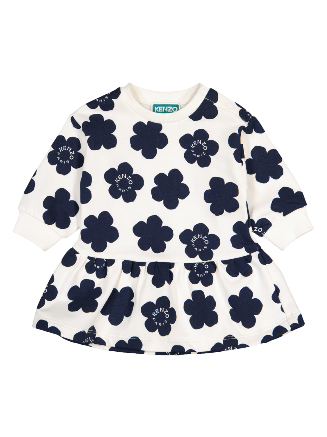 Kenzo Kids Kids dress White in White 1696861009-6809836509-1.jpg | NICKIS.com