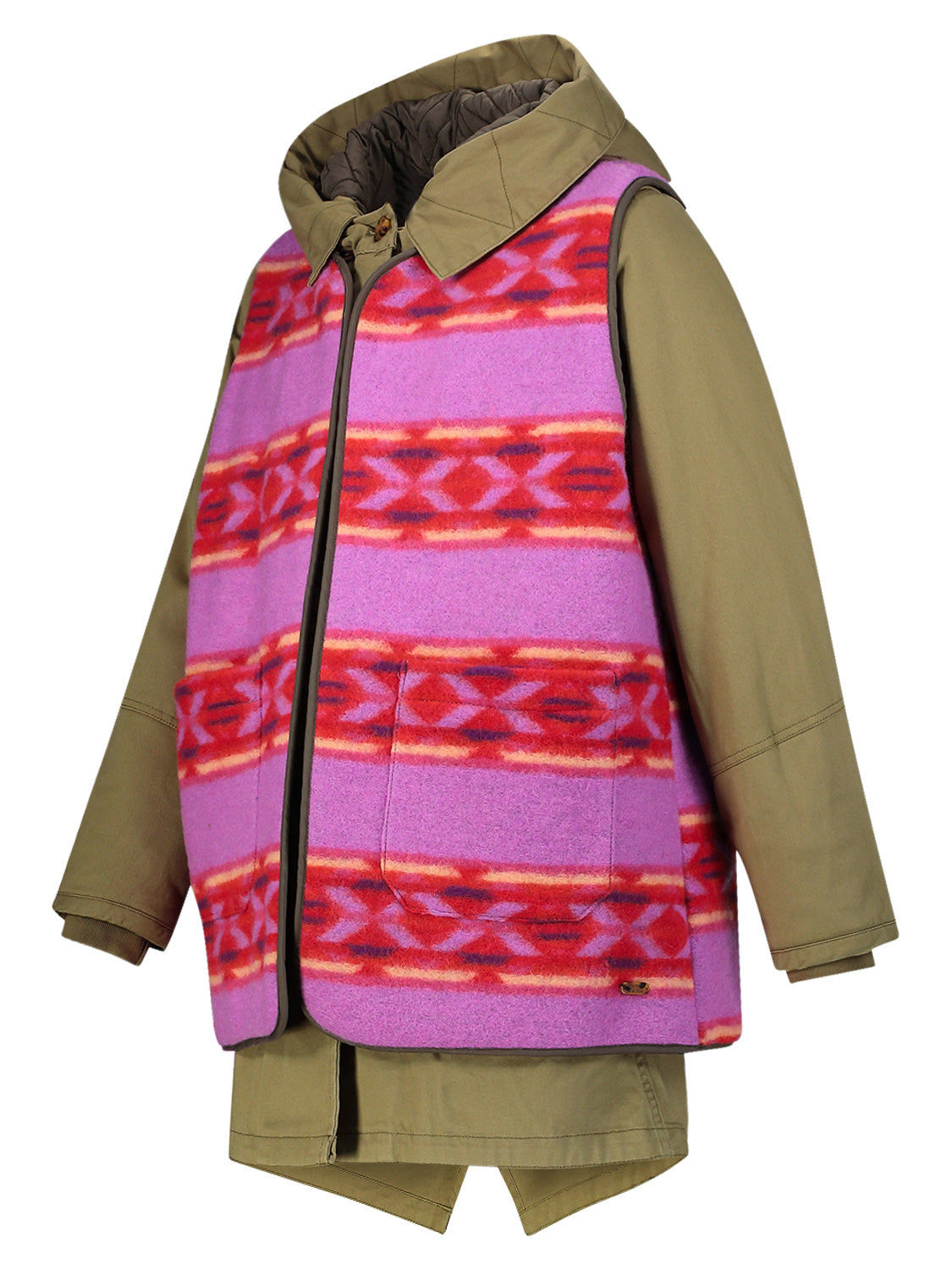 Scotch & Soda Kids parka Khaki in Khaki 1697040481-6803467191-4.jpg | NICKIS.com