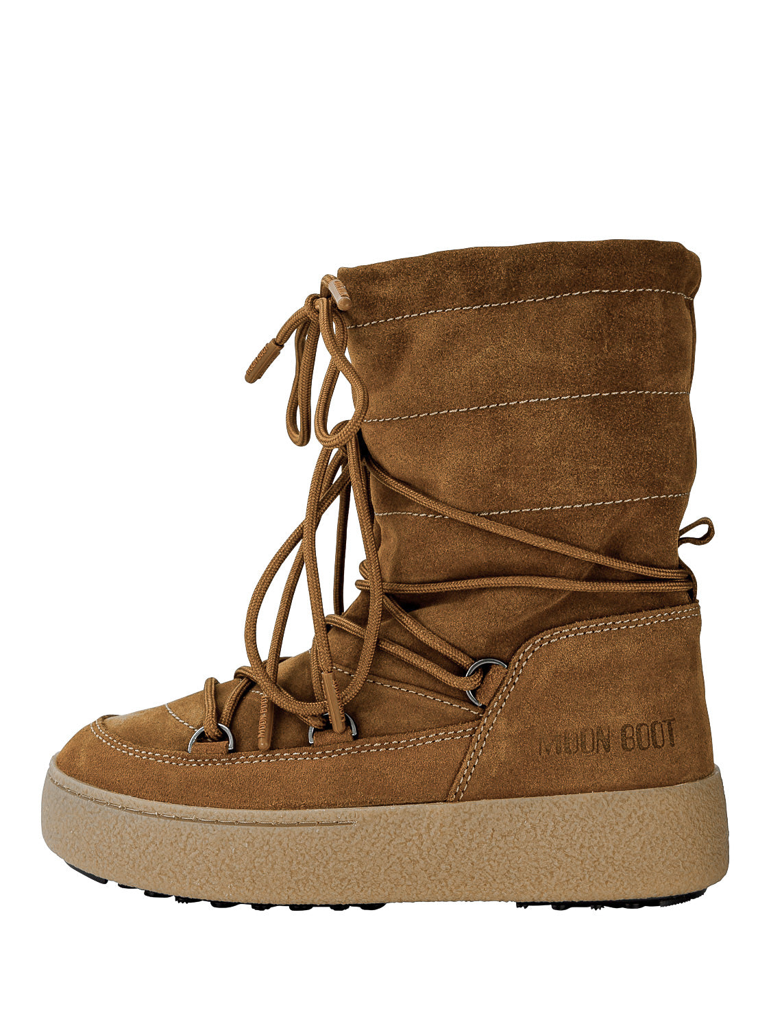 Moon Boot Kids Boots Ltrack Suede Brown in Brown 1697549714-6801184041-1.jpg | NICKIS.com