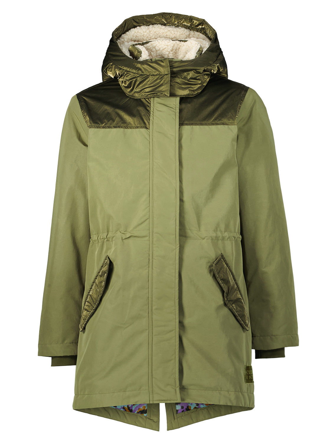 Scotch & Soda Kids parka Olive Green in Olive Green 1697814750-6809934820-1.jpg | NICKIS.com