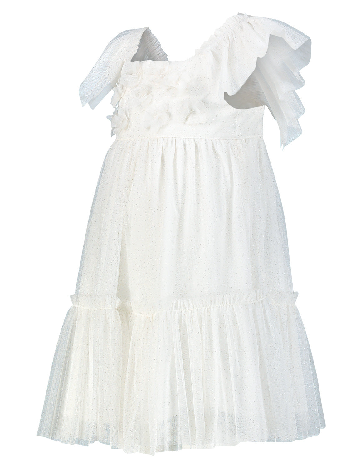 Mayoral Kids dress White in White 1698330605-6906806473-4.jpg | NICKIS.com