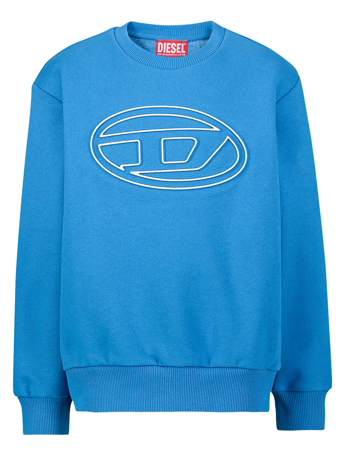 Diesel Kids Sweatshirt Smartbigoval Blue in Blue 1698330615-6909062310-1.jpg | NICKIS.com