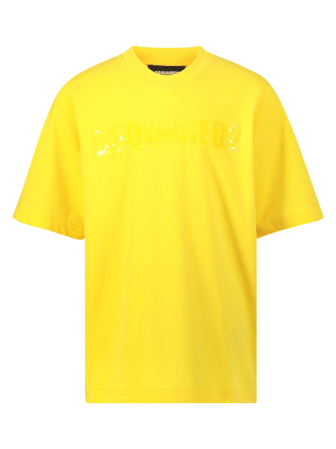 DSQUARED2 Kids t-shirt Slouch Fit Yellow in Yellow 1698330717-6903577857-1.jpg | NICKIS.com