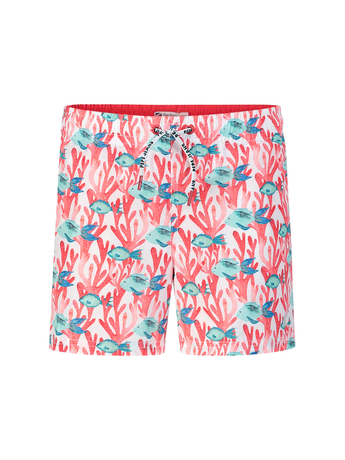 Pepe Jeans Kids swim shorts Fishcoral Red in Red 1698330718-6903871260-1.jpg | NICKIS.com