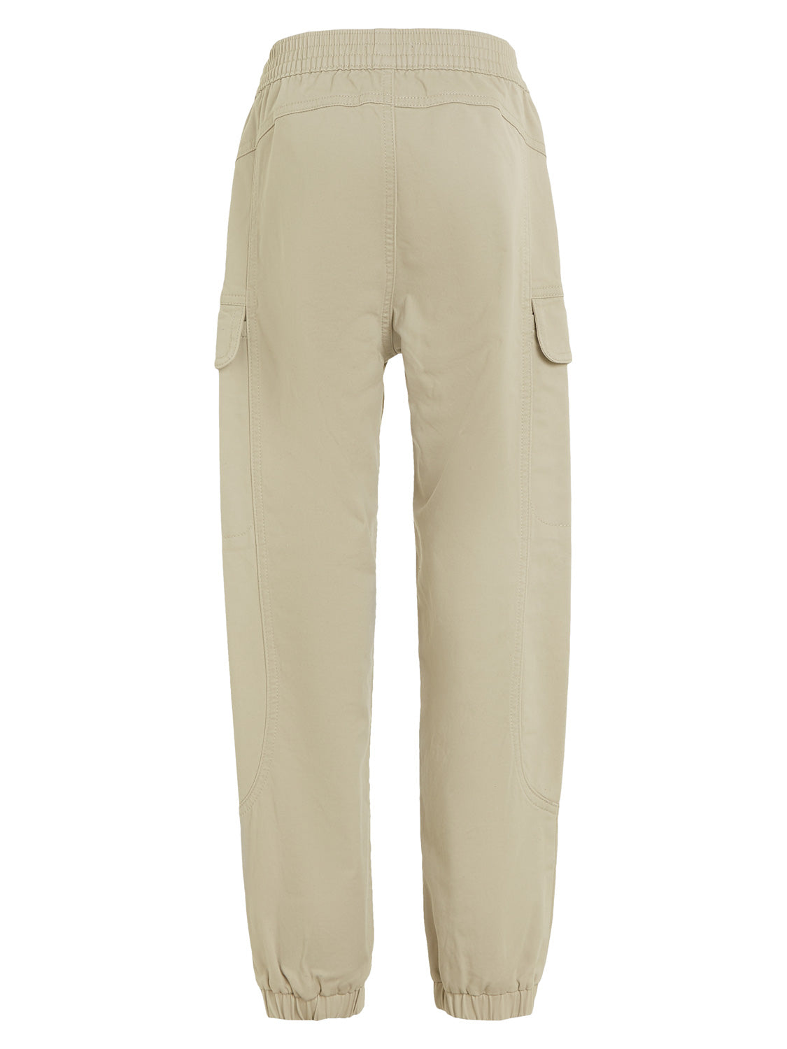 Calvin Klein Kids Cargo Trousers Sateen Cargo Beige in Beige 1699614110-6903906058-4.jpg | NICKIS.com