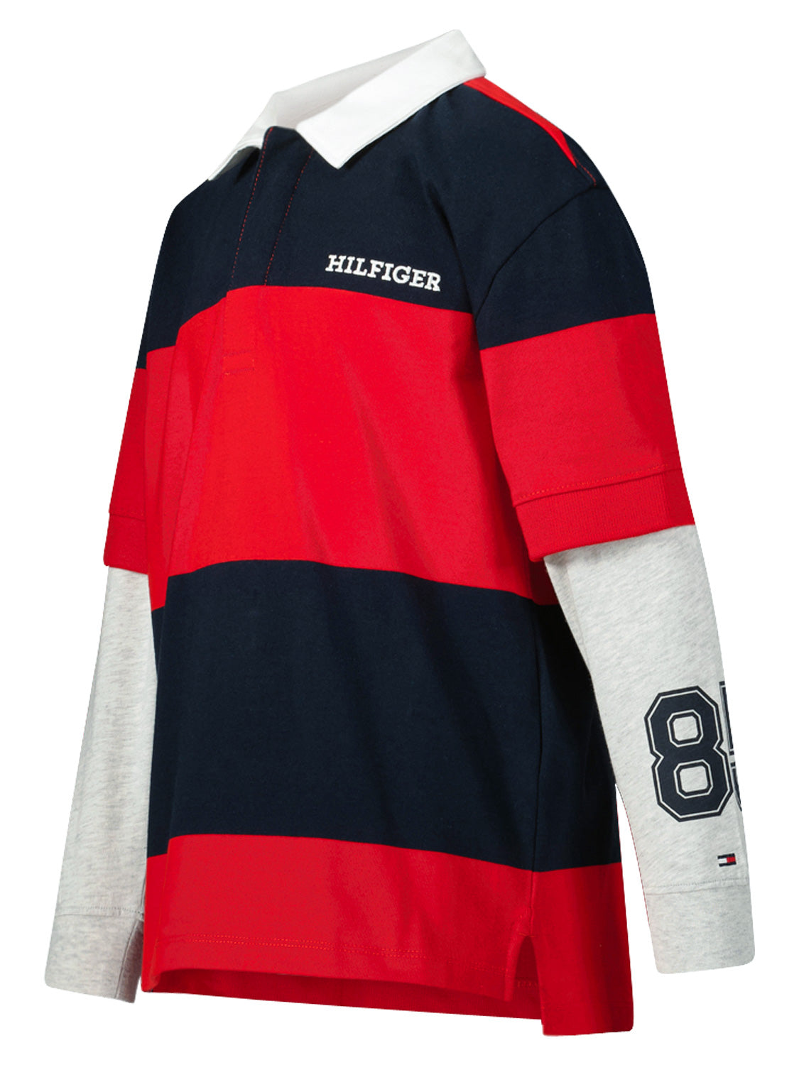 Tommy Hilfiger Kids Polo Shirt Red in Red 1701183993-6906543479-4.jpg | NICKIS.com