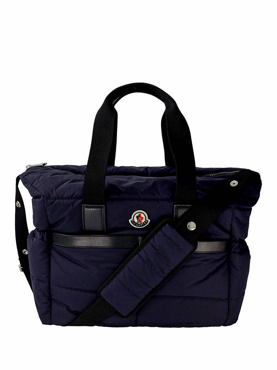 Moncler HYKE ネイビー ダウンマフラー 収納バッグ付き 1701688871-6808919408-