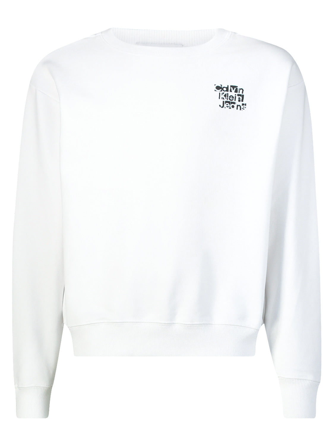 Calvin Klein Kids Sweatshirt White in White 1701698865-6909763968-1.jpg | NICKIS.com