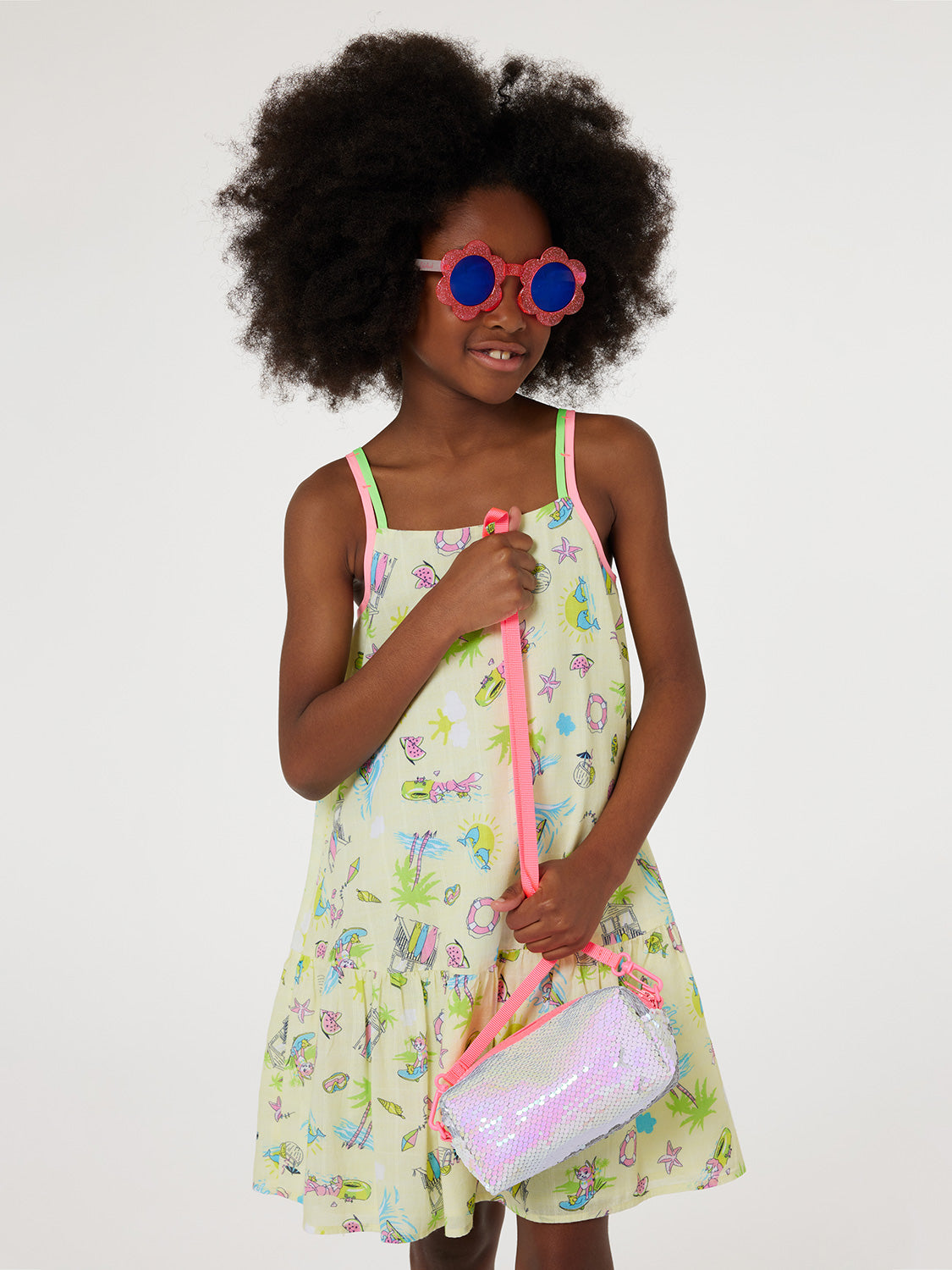 Billieblush Kids dress Yellow in Yellow 1702031677-6909623548-2.jpg | NICKIS.com