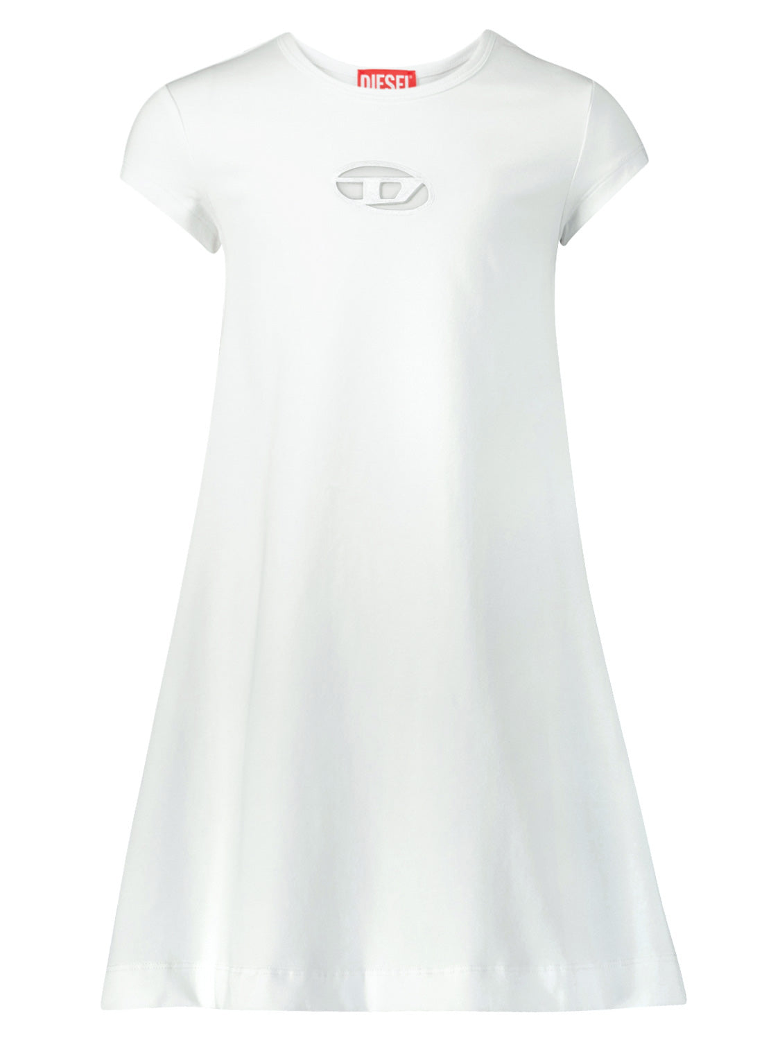 Diesel Kids dress Dangielam White in White 1702656751-6902747122-1.jpg | NICKIS.com