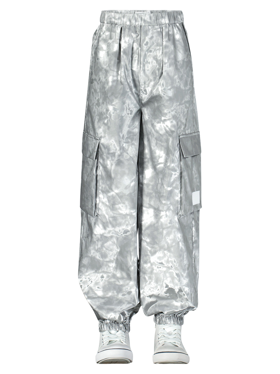 Calvin Klein Kids Cargo Trousers Mercury Cargo Silver in Silver 1702995499-6900025741-4.jpg | NICKIS.com