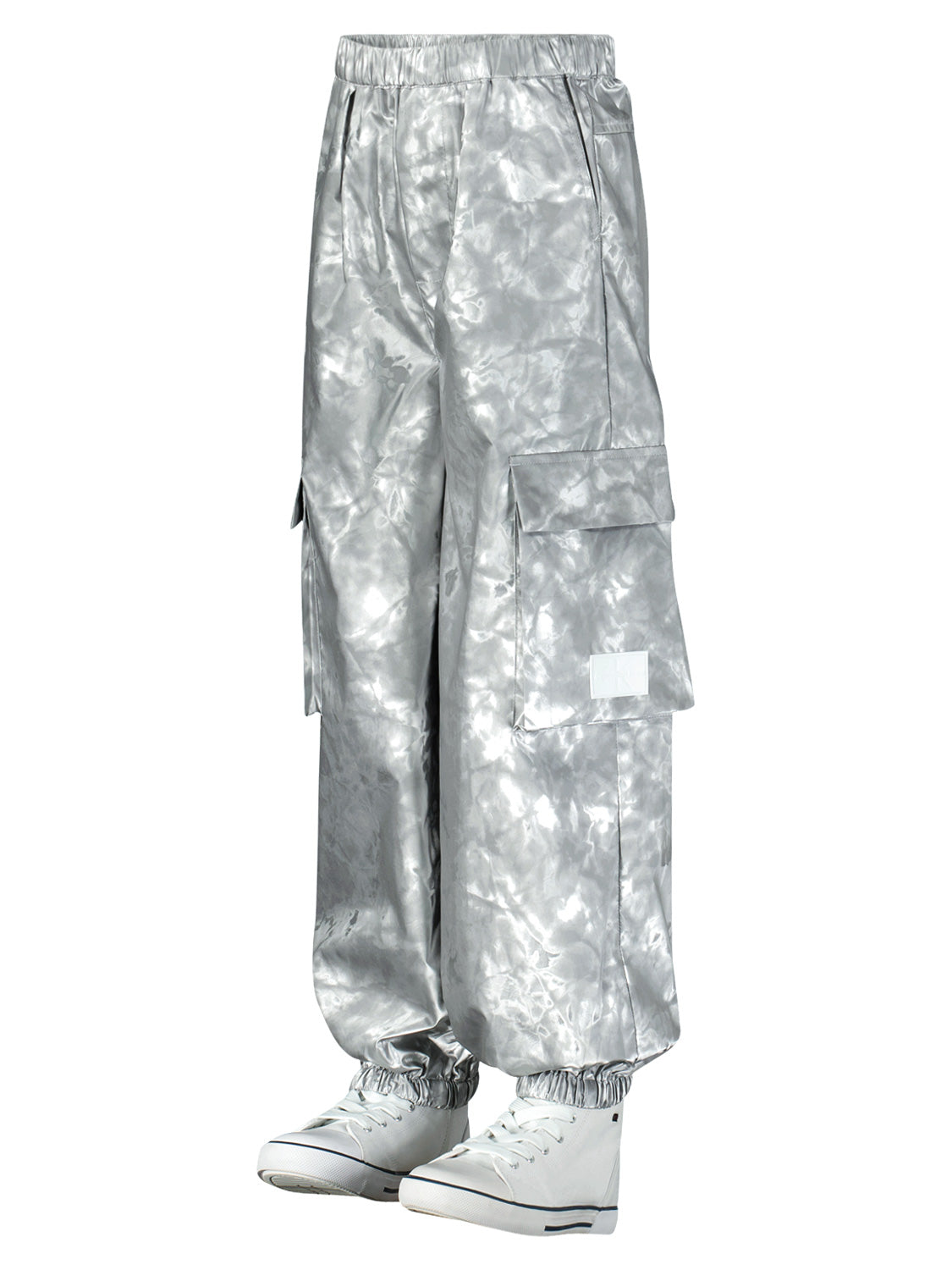 Calvin Klein Kids Cargo Trousers Mercury Cargo Silver in Silver 1702995499-6900025741-5.jpg | NICKIS.com